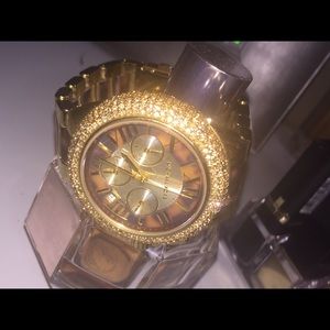 Gold Michael kors watch